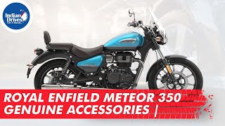 Royal Enfield Meteor 350 Genuine Accessories  Royal Enfield  Genuine Motorcycle Accessories [upl. by Oicirtap]