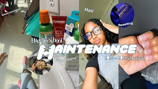 BACK TO SCHOOL MAINTENANCE VLOG  hair nails hygiene haul open house etc  Cheyenne Strickland [upl. by Ardnuahsal]