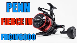 Penn FRCIV6000 Fierce IV Spinning Reel Review  JampH TACKLE [upl. by Lello]