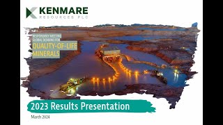 Kenmare Resources Plc FY23 Private Investor Webinar March 2024 [upl. by Keel]