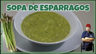 SOPA DE ESPARRAGOS  RECETA FÁCIL NUTRITIVA Y RÁPIDA [upl. by Orin]