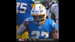 JK Dobbins rushes for a 46yard Gain vs Las Vegas Raiders [upl. by Aikas]