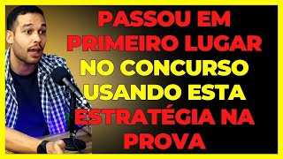 Como Ele Estudou Passou e Foi Aprovado no Concurso Público com essa Estratégia [upl. by Bekelja222]