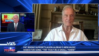 Musician Pat Boone reacts to the Woke Mob attempting to cancel Jason Aldean [upl. by Sauncho]