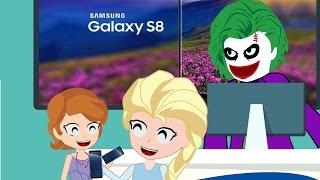 Sofia the First Frozen Elsa Buy Samsung Galaxy S8 Funny Joker [upl. by Oicnanev]