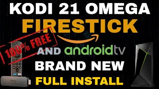 BRAND NEW KODI 21 Omega  Firestick amp Android PLUS ADDONS [upl. by Merrill730]