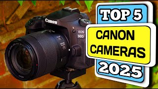 Top 5 Best Canon cameras 2025 [upl. by Inatirb65]