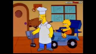 The Simpsons Lisa ruins Homers BBQ Party Clip [upl. by Tallie]