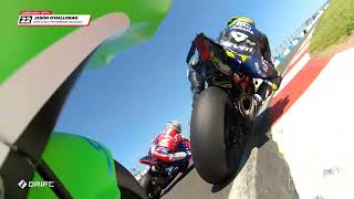 2024 Bennetts British Superbikes Round 3  Donington Park  Race 1 onboard highlights [upl. by Ecnarretal]