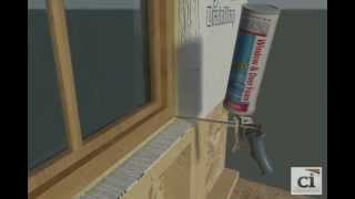 Interior Window Seal with Window and Door Foam  DuPont™ Tyvek® [upl. by Velda502]