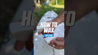 HOW TO WAX A SURFBOARD LIKE A PRO [upl. by Orutra]