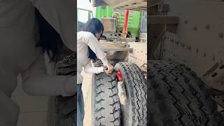 Remove Stones Stuck In Truck Tire [upl. by Eniretac]