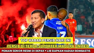 KEJUTAN😱Pemain Senior Resmi Di Depak😱Persib Di Teror Suporter Madura United🔥Bocor Nominal Hadiah [upl. by Debo]