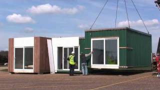 Prefab home installation in UK [upl. by Esilahs]