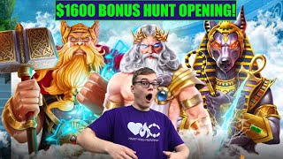 Never Done Before 1600 Bonus Hunt Opening 31 Slot Bonuses [upl. by Fernas]