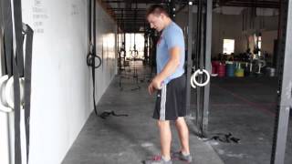 How to get into a Handstand for CrossFit workouts  TechniqueWOD [upl. by Hacker]