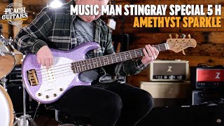 Music Man StingRay Special Collection  StingRay 5String H  Amethyst Sparkle [upl. by Tnomel]