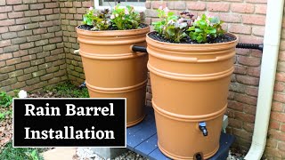 Installing EarthMinded DIY Rain Barrels [upl. by Pillsbury]