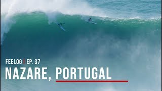 Nazaré Portugal  Campeonato de Ondas Grandes [upl. by Zipah]