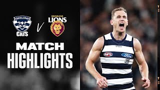 Geelong Cats v Brisbane Lions Highlights  Preliminary Final 2022  AFL [upl. by Zoi557]