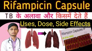 rifampicin capsules ip 450 mg  r cin 450 uses in hindi  rifampicin capsules ip 600 mg in hindi [upl. by Grobe]