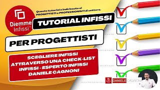 Scegliere Infissi attraverso una checklist Infissi  esperto infissi  Daniele Cagnoni [upl. by Ange]