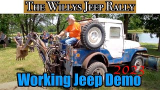 Working Jeep Demo Willy Jeep Rally 2023 [upl. by Myo]