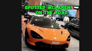 Spotted Orange McLaren on the Road🇦🇪 [upl. by Ireland]