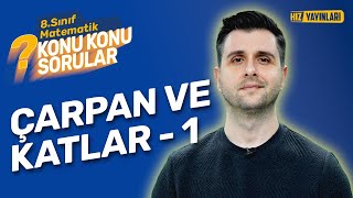 Konu Konu Sorular  8Sınıf Matematik Soru Çözümü  Çarpanlar ve Katlar 1  LGS 2024  1 [upl. by Oidivo]