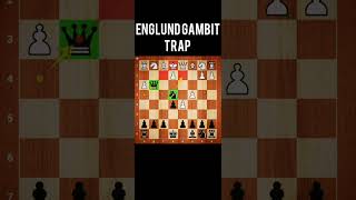 ENGLUND GAMBIT  trap  amazing checkmate  chess chesstrap improvechess [upl. by Ennahgem22]