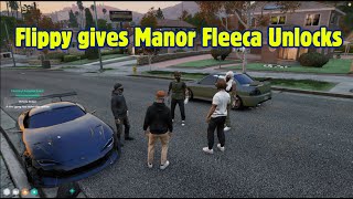 Flippy Gives Manor the Fleeca Unlocks  Manor No Pixel 40 [upl. by Eugenides]