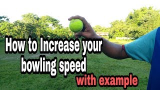 How to increase your bowling speed with a tennis ball [upl. by Dusa548]