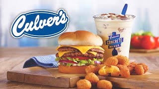 Trying Culver’s for the FIRST TIME Cheese Curds Butter Burger Chicken Tenders Cheese Sauce [upl. by Asilenna212]