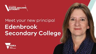 Meet the principal of Edenbrook Secondary College [upl. by Llenaj282]