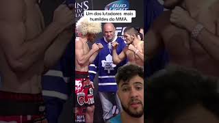 Um dos lutadores mais humildes do MMA [upl. by Idurt305]