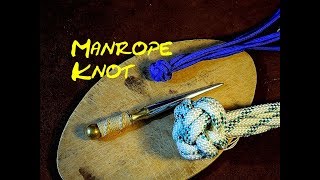 Manrope Stopper Knot a Decorative Stopper Knot for Your Rope or Paracord Wall and Crown How to Tie [upl. by Frasquito346]