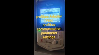 Acs880 VFD PROFIBUS COMMUNICATION PARAMETERS SETTINGS ACS580 PROFIBUS COMMUNICATION PARAMETERS SET [upl. by Einnep]