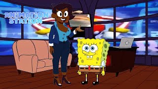 Spongebob Squarepants quotThe Shows Crossover Specialquot Title Card Animation Station with Millie M [upl. by Barvick]