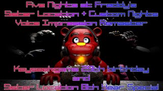 PARTY ALL NIGHT  FNAF Voice Impression Remaster Sister Location  Announcement at the end [upl. by Riada]