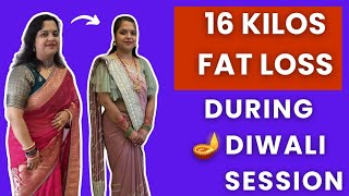 How To Lose 16 Kgs In Few Days During Diwali Session [upl. by Aihtnys392]