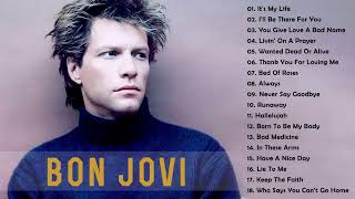 The Best Of Bon Jovi  Bon Jovi Greatest Hits Full Album [upl. by Anesor]