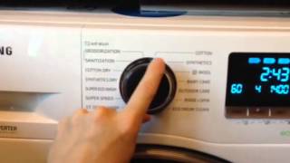 Samsung Ecobubble washer dryer WD90J6410AW review [upl. by Tuneberg603]