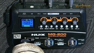 NUX MG200 Multi Effects Pedal [upl. by Nylehtak]