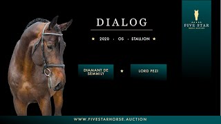 Dialog Diamant de Semilly  Lord Pezi  Carthago 2020 OS stallion [upl. by Arnelle2]