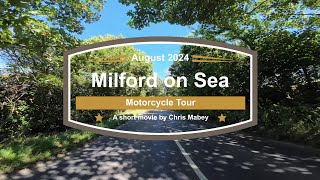 Milford on Sea  Motorcycle Tour [upl. by Ayotol]