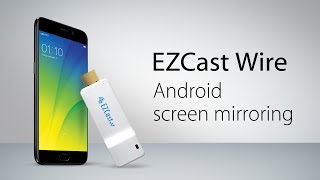 Plug and play Android screen mirroring with EZCast Wire [upl. by Aeht337]