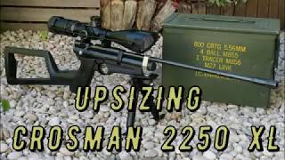 TECH Upsizing CROSMAN 2250 XL  24j [upl. by Smitt]