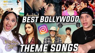 Waleska amp Efra react to Bollywood Movie theme songs that are incredibly beautiful [upl. by Pearline400]