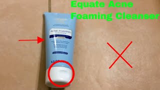 ✅ How To Use Equate Acne Foaming Cleanser Review [upl. by Danie274]