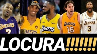 🔥QUINTETO Los Ángeles LAKERS de la DÉCADA 💜💛  TRASPASO a la VISTA 👀 ESPECIAL 2019 😎 [upl. by Lertram]